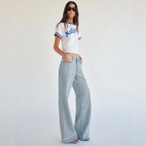 Reformation Cary Low Rise Slouchy Wide Leg Jeans